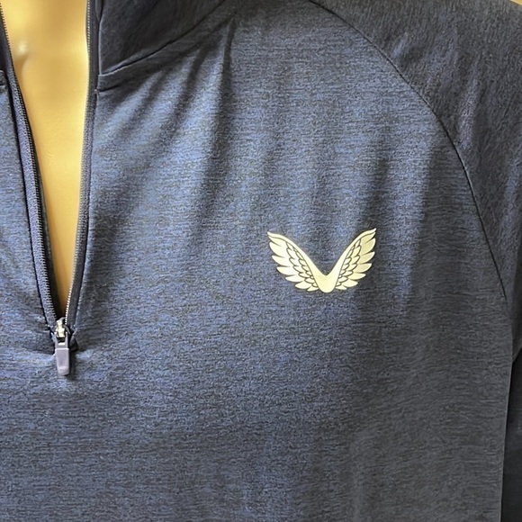 Castore PRO TEK MARL 1/4 ZIP MEN SHIRT SIZE L - Picture 7 of 11